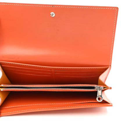 Goyard Goyardine Varenne Long Wallet Orange 6 of 13