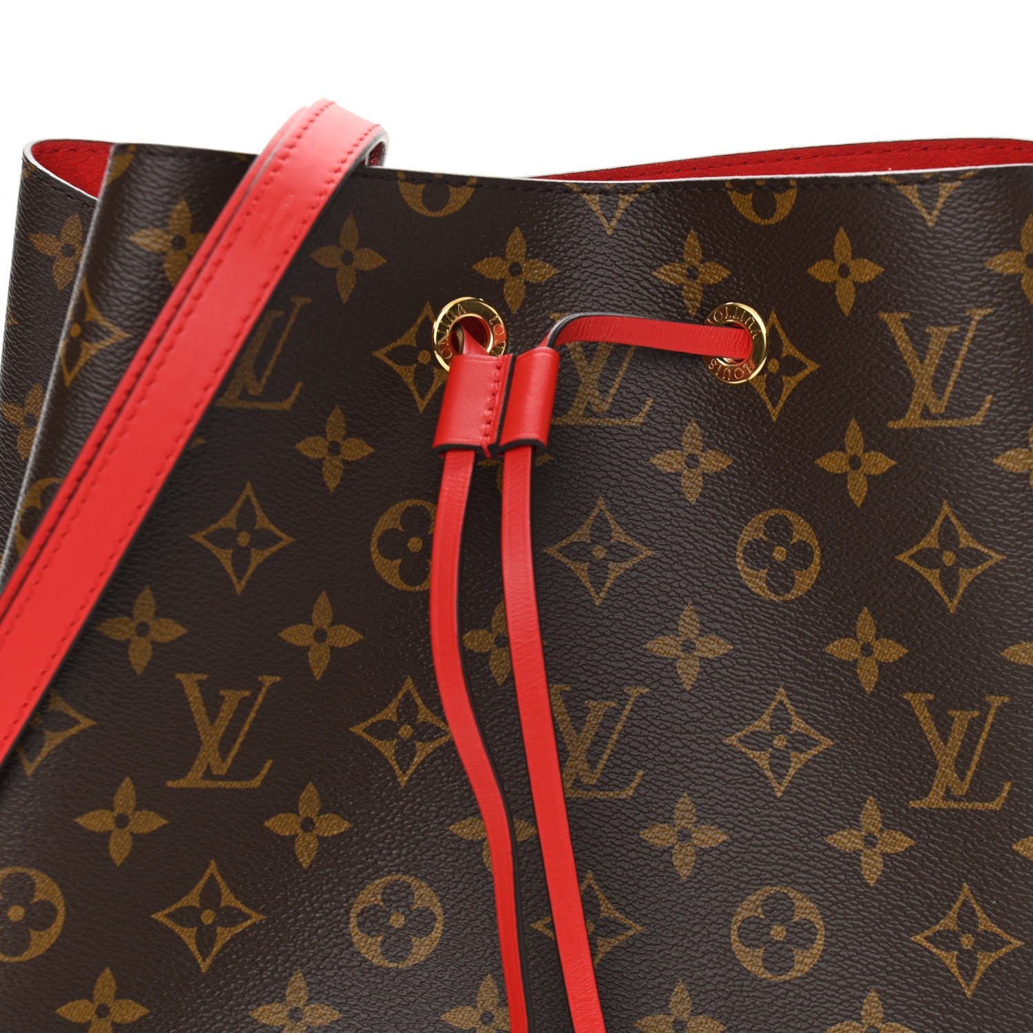 Louis Vuitton Monogram Neonoe MM Coquelicot 7 of 10