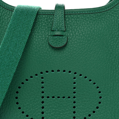 Hermes Taurillon Clemence Evelyne TPM Vert Vertigo 7 of 10