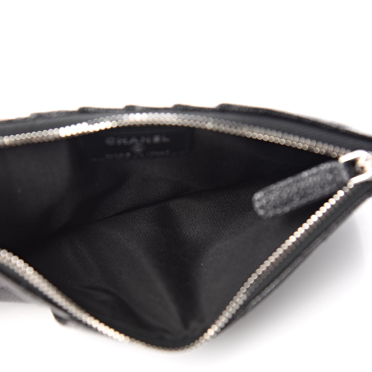 Chanel Caviar Quilted Classic Flat Wallet Pouch So Black 5 of 8
