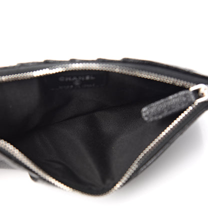 Chanel Caviar Quilted Classic Flat Wallet Pouch So Black 5 of 8