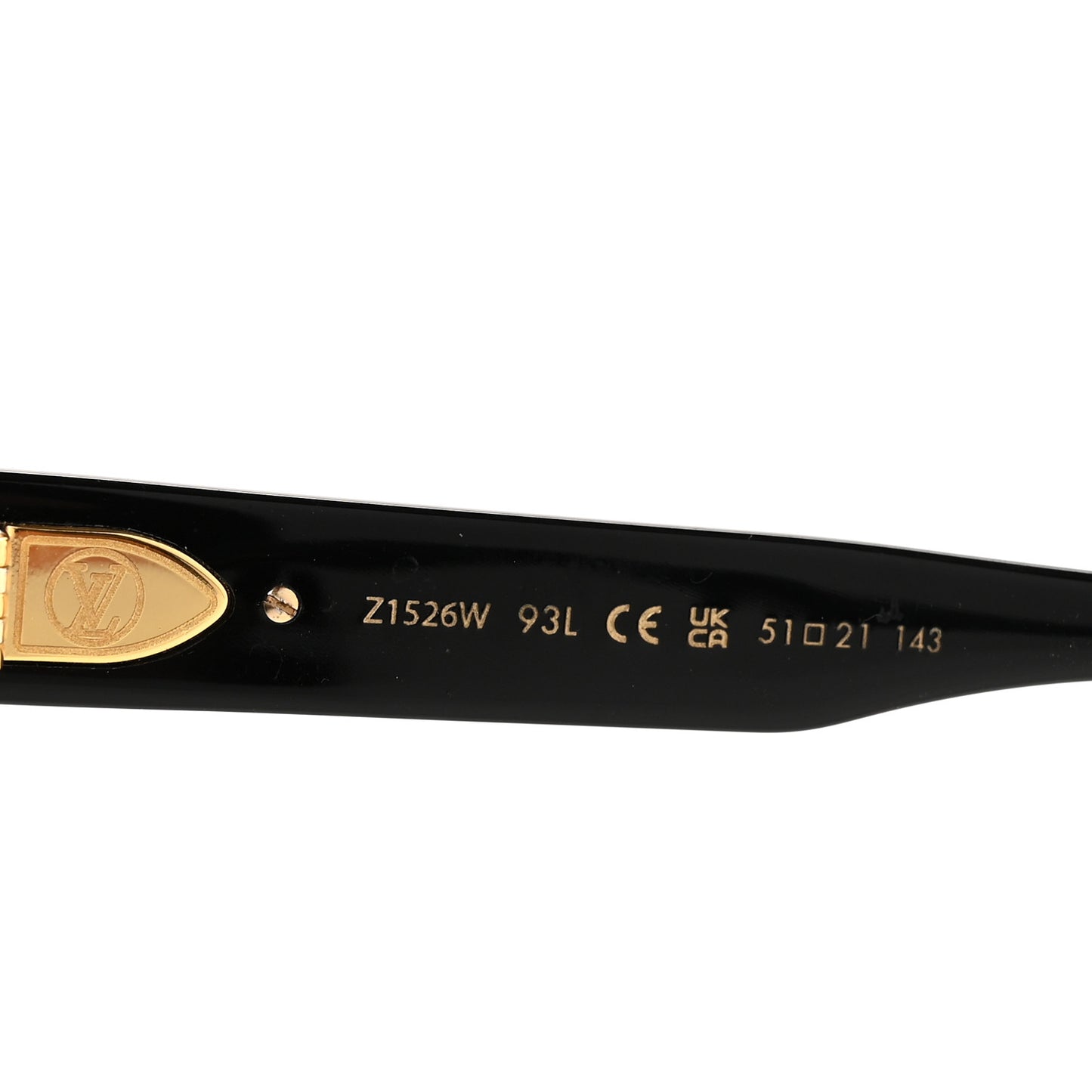 Acetate My Monogram Square Sunglasses Z1526W Black