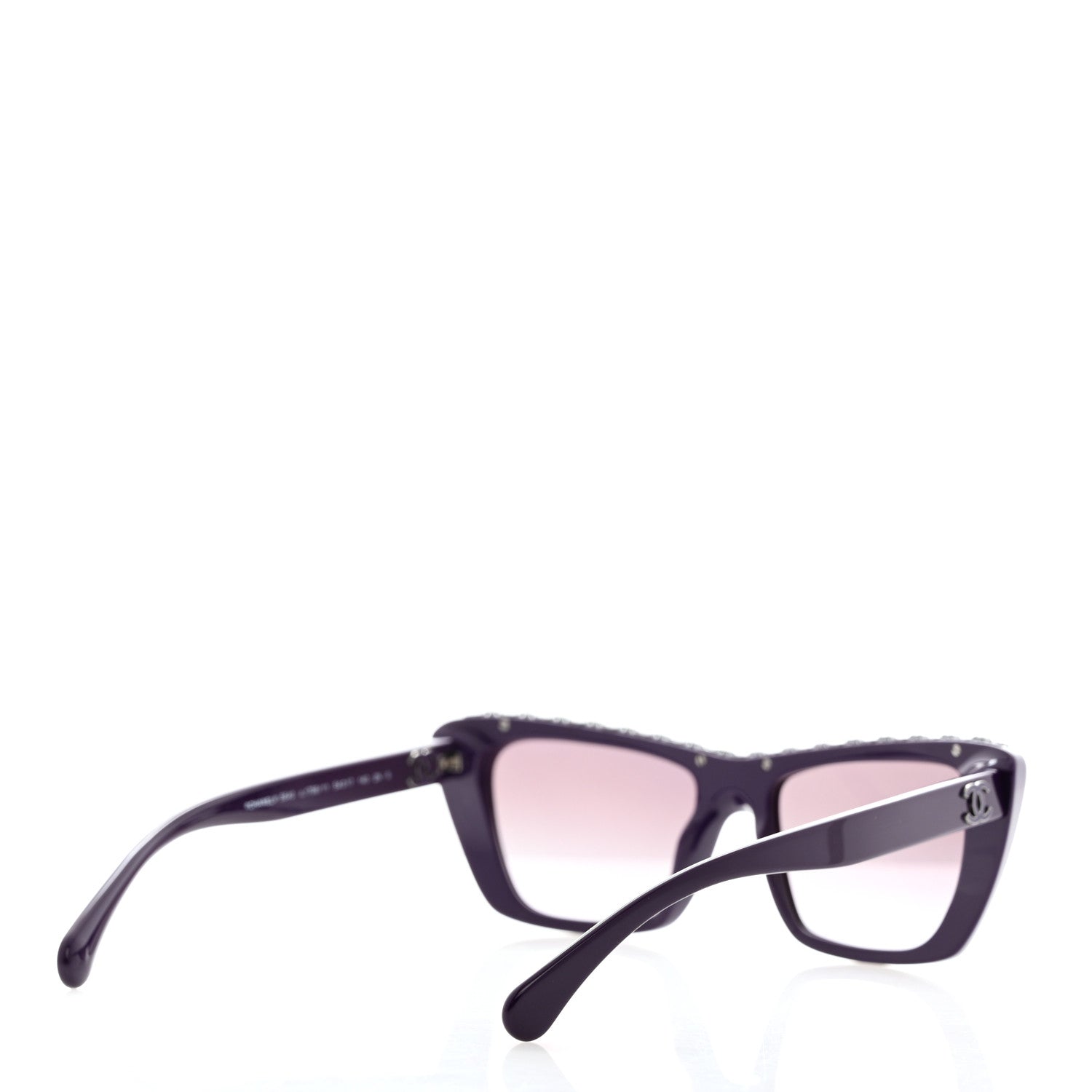 Chanel Acetate Butterfly Sunglasses 5540 Purple 4 of 8