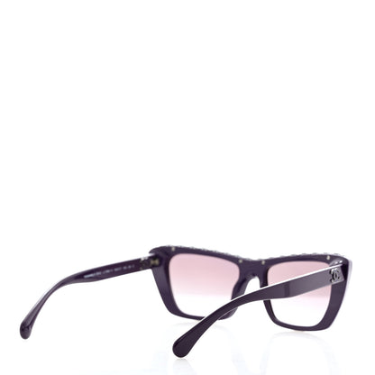 Chanel Acetate Butterfly Sunglasses 5540 Purple 4 of 8