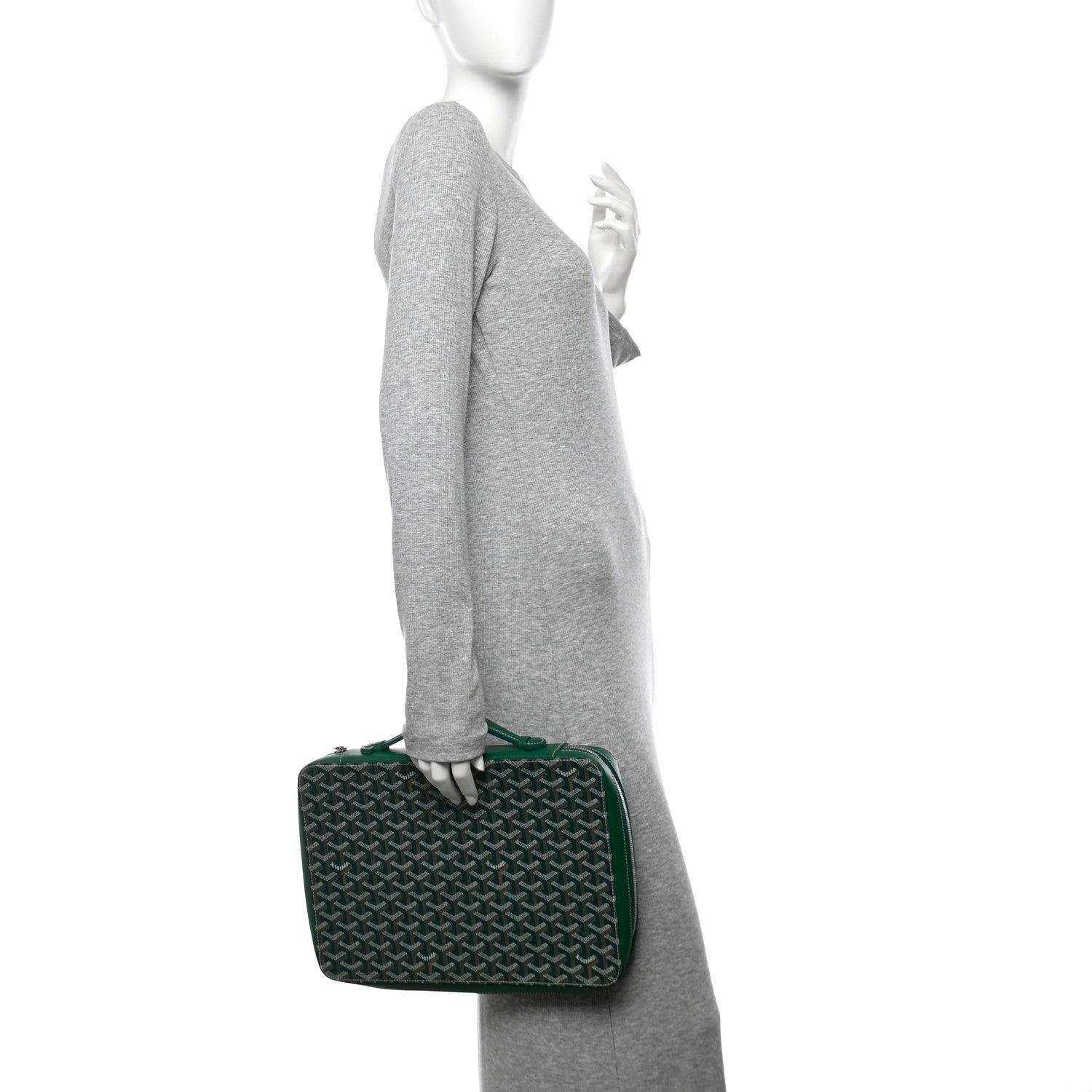 Goyard Goyardine Universal Companion Portfolio Green 2 of 9