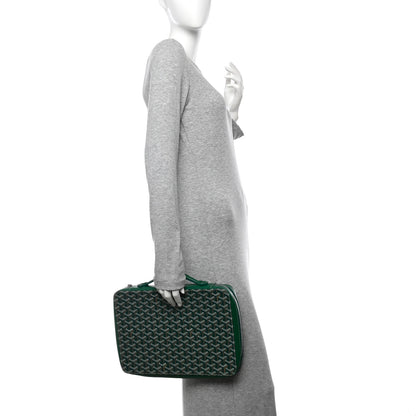 Goyard Goyardine Universal Companion Portfolio Green 2 of 9
