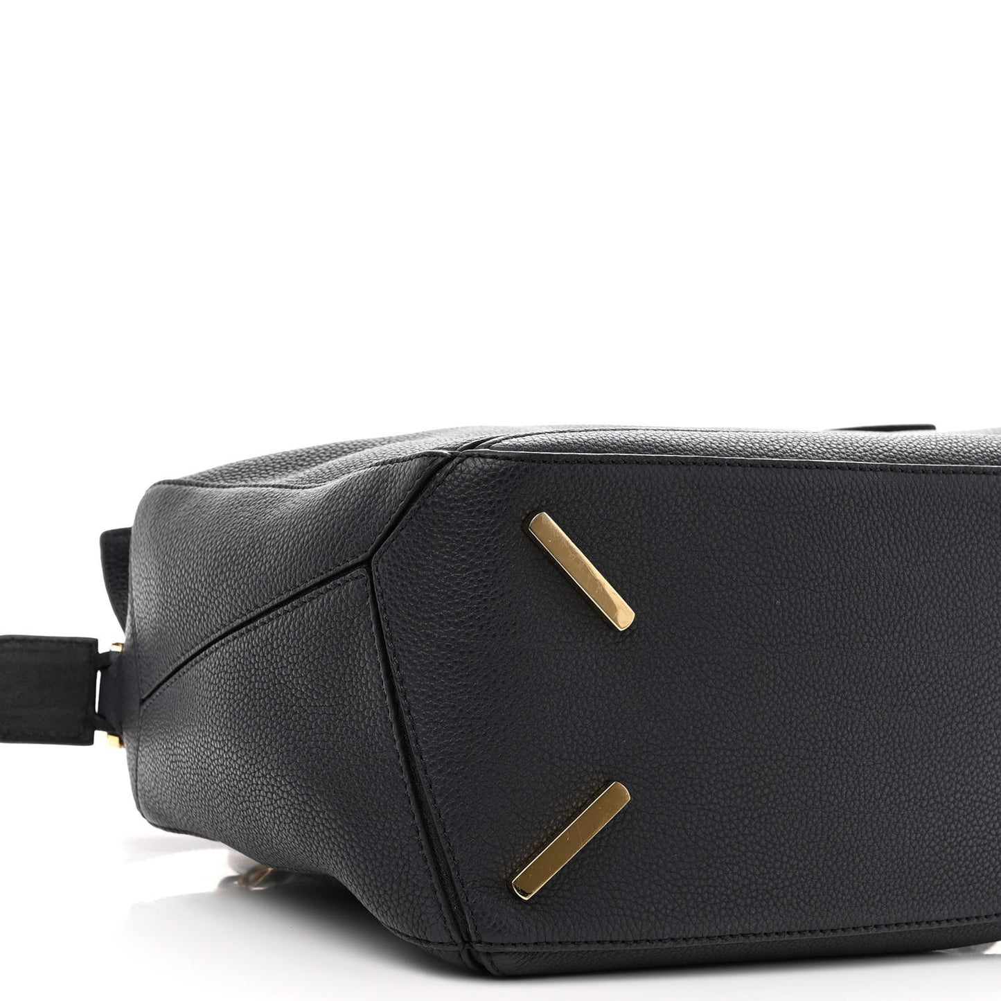 Calfskin Medium Puzzle Bag Midnight Blue Black