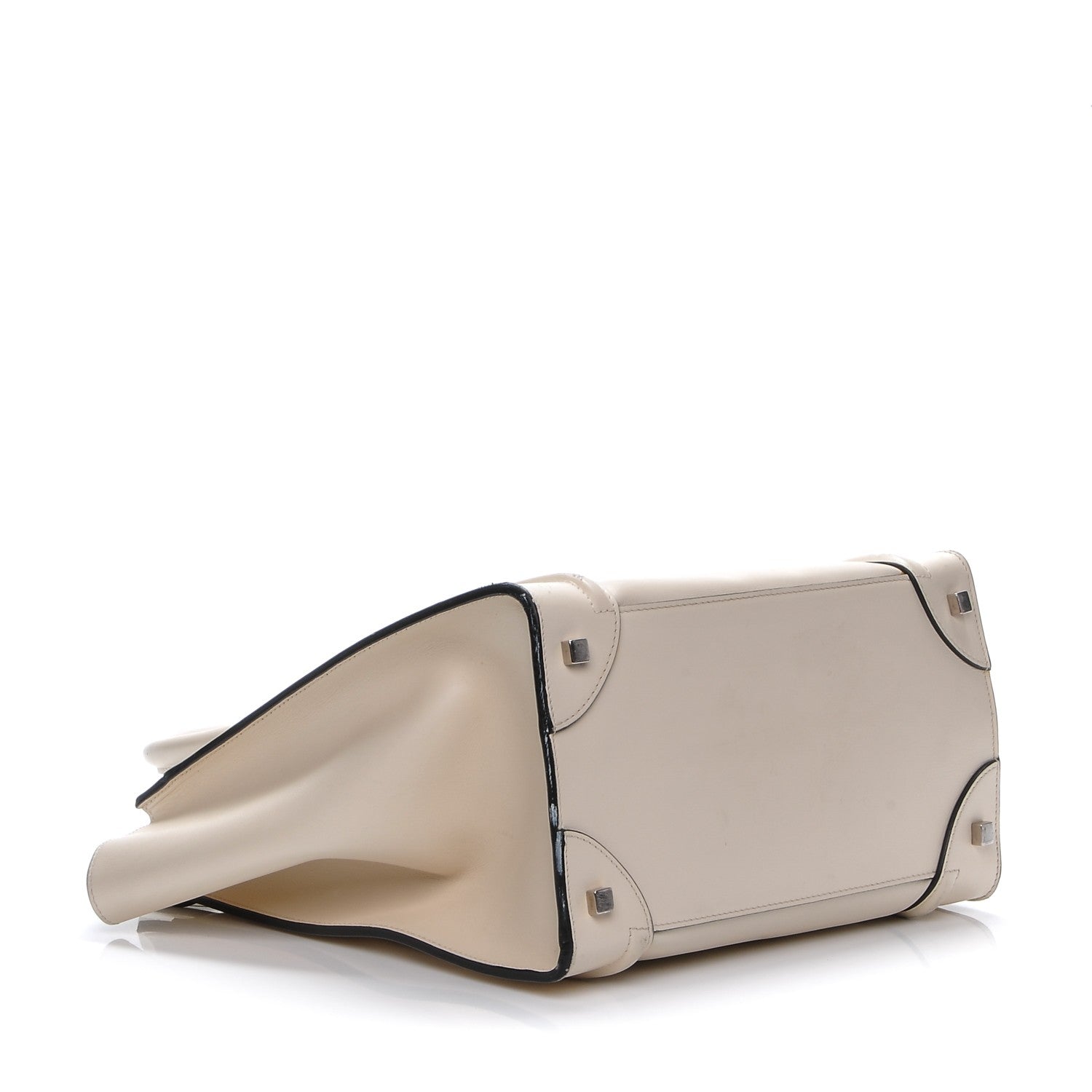 Celine Smooth Calfskin Mini Luggage Ivory 4 of 17