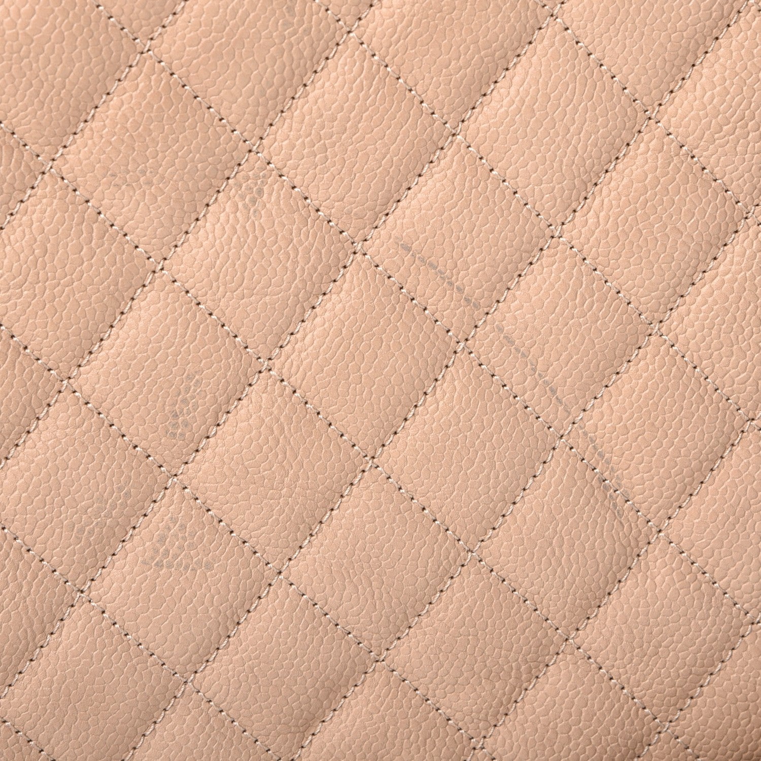 Chanel Caviar Quilted Large CC Filigree Vanity Case Beige Black 9 of 12