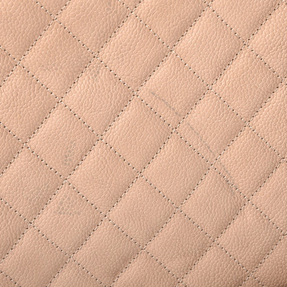 Chanel Caviar Quilted Large CC Filigree Vanity Case Beige Black 9 of 12