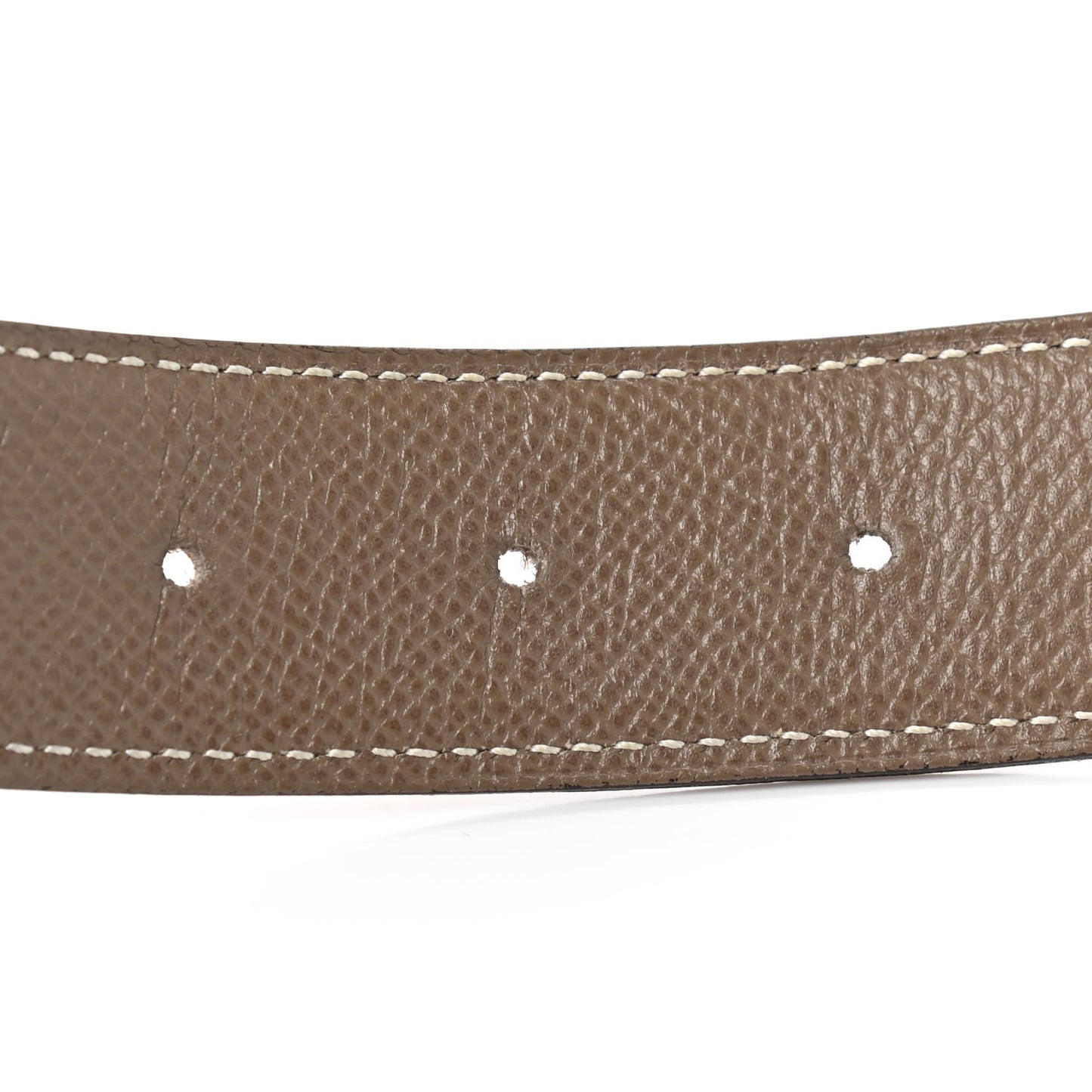 Swift Epsom 32mm H Belt 80 Gold Etoupe