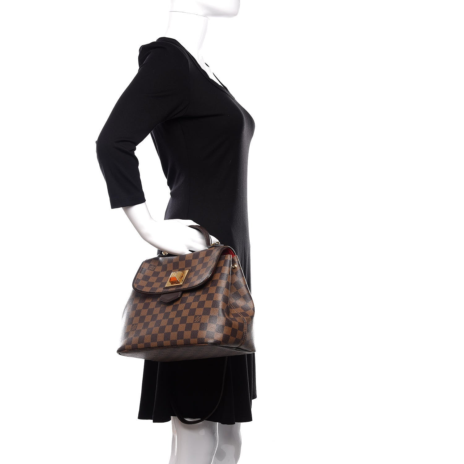 Louis Vuitton Damier Ebene Bergamo PM 3 of 11