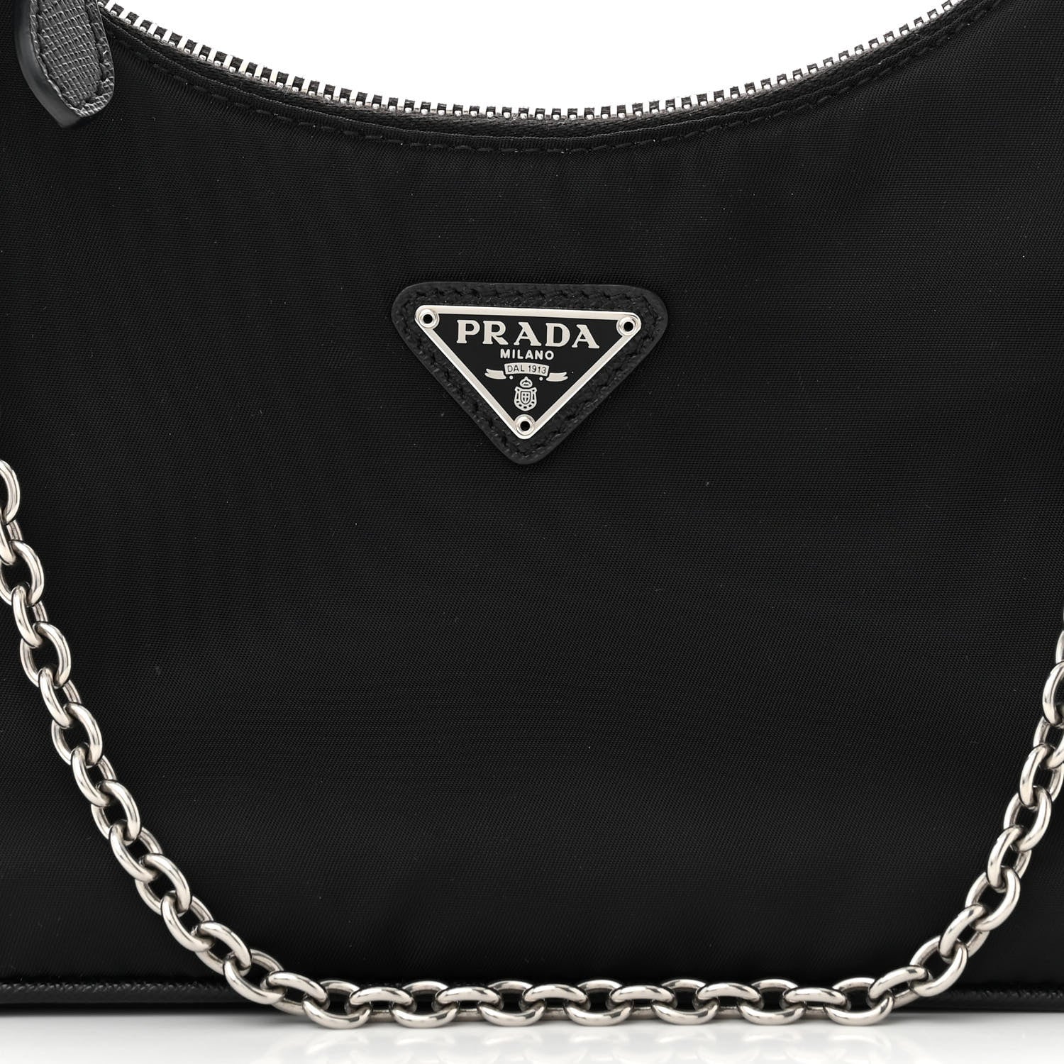 Prada Nylon Re-Edition 2005 Shoulder Bag Black 9 of 12