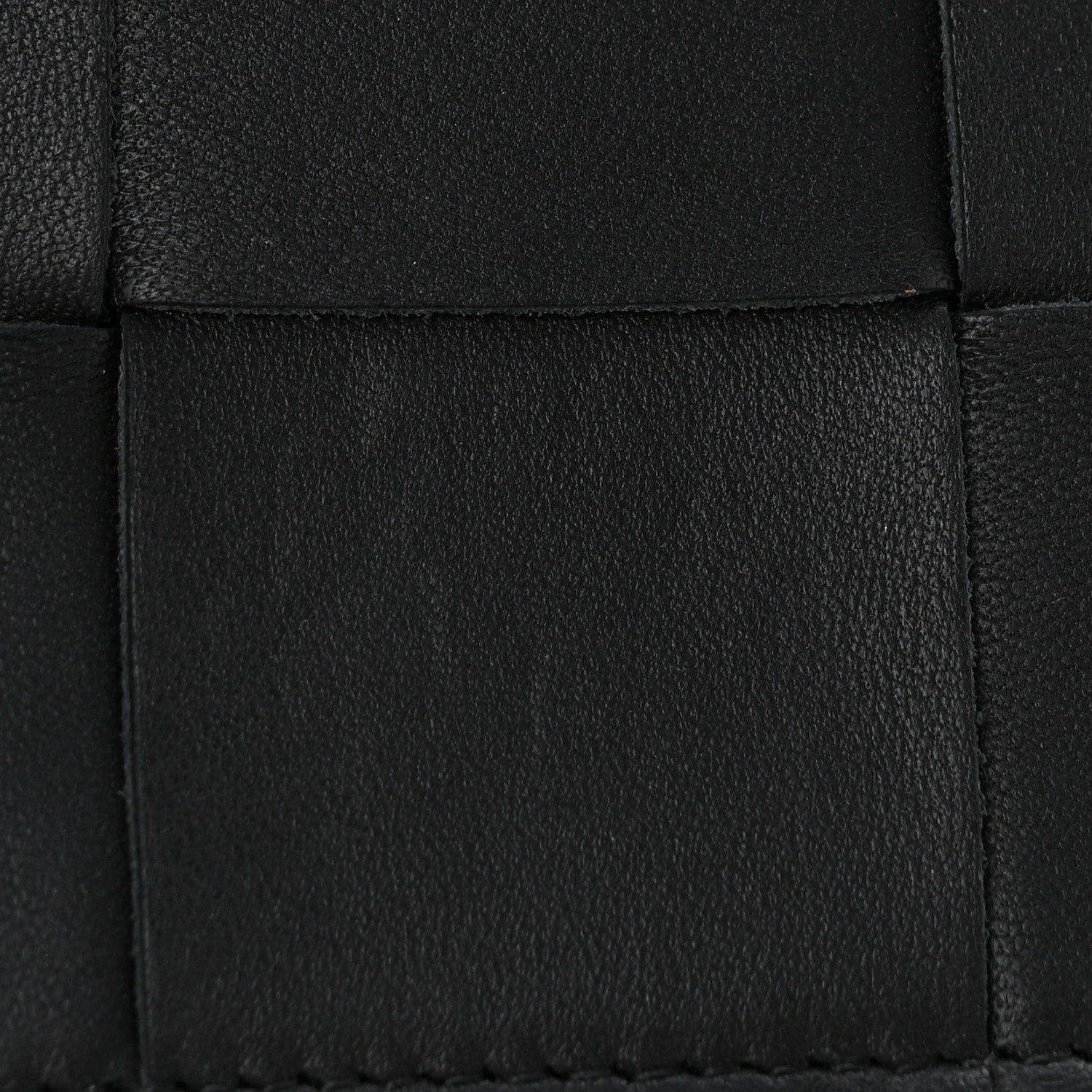 Bottega Veneta Lambskin Maxi Intrecciato Mini Cassette Crossbody Bag Black 12 of 12