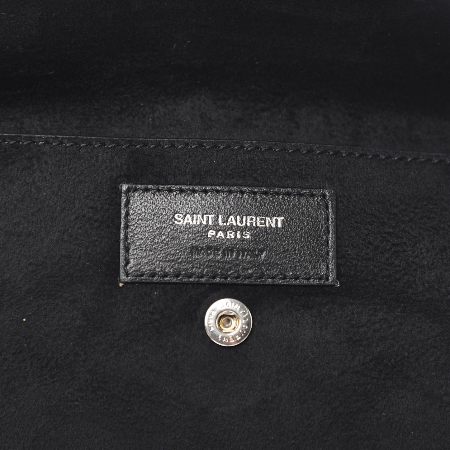 Lambskin Teddy Drawstring Bag Dark Notte