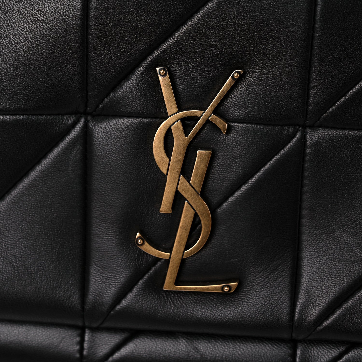 Saint Laurent Lambskin Patchwork Monogram Large Jamie Black 13 of 13