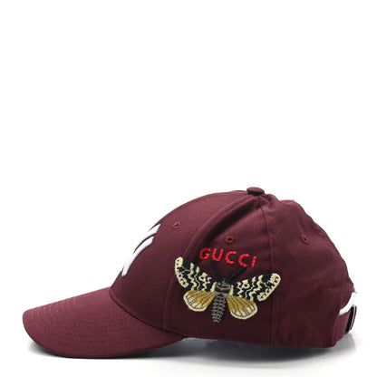 Gucci X MLB Cotton NY Yankees Baseball Hat 57-61 Lacquer 4 of 8