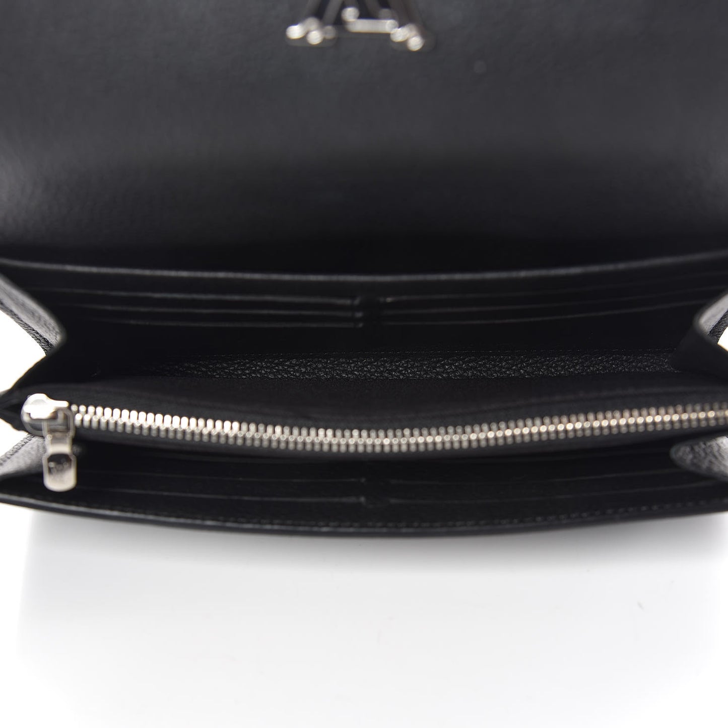 Calfskin Lockme II Wallet Black
