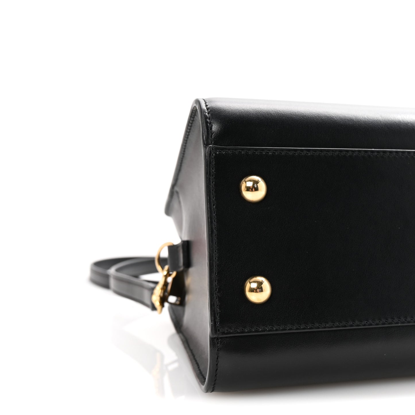 Calfskin Monogram Baby Cabas Black