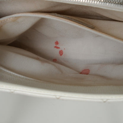 Chanel Caviar Quilted Grand Shopping Tote GST White 10 of 11