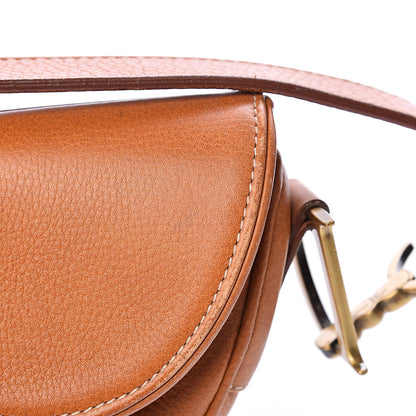 Christian Dior Calfskin Saddle Bag Tan 9 of 16