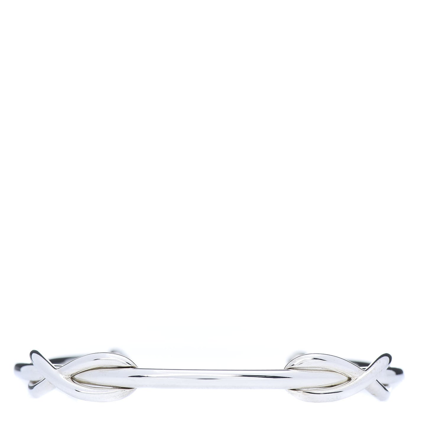 Sterling Silver Double Infinity Cuff Bracelet