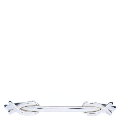 Tiffany Sterling Silver Double Infinity Cuff Bracelet 1 of 4