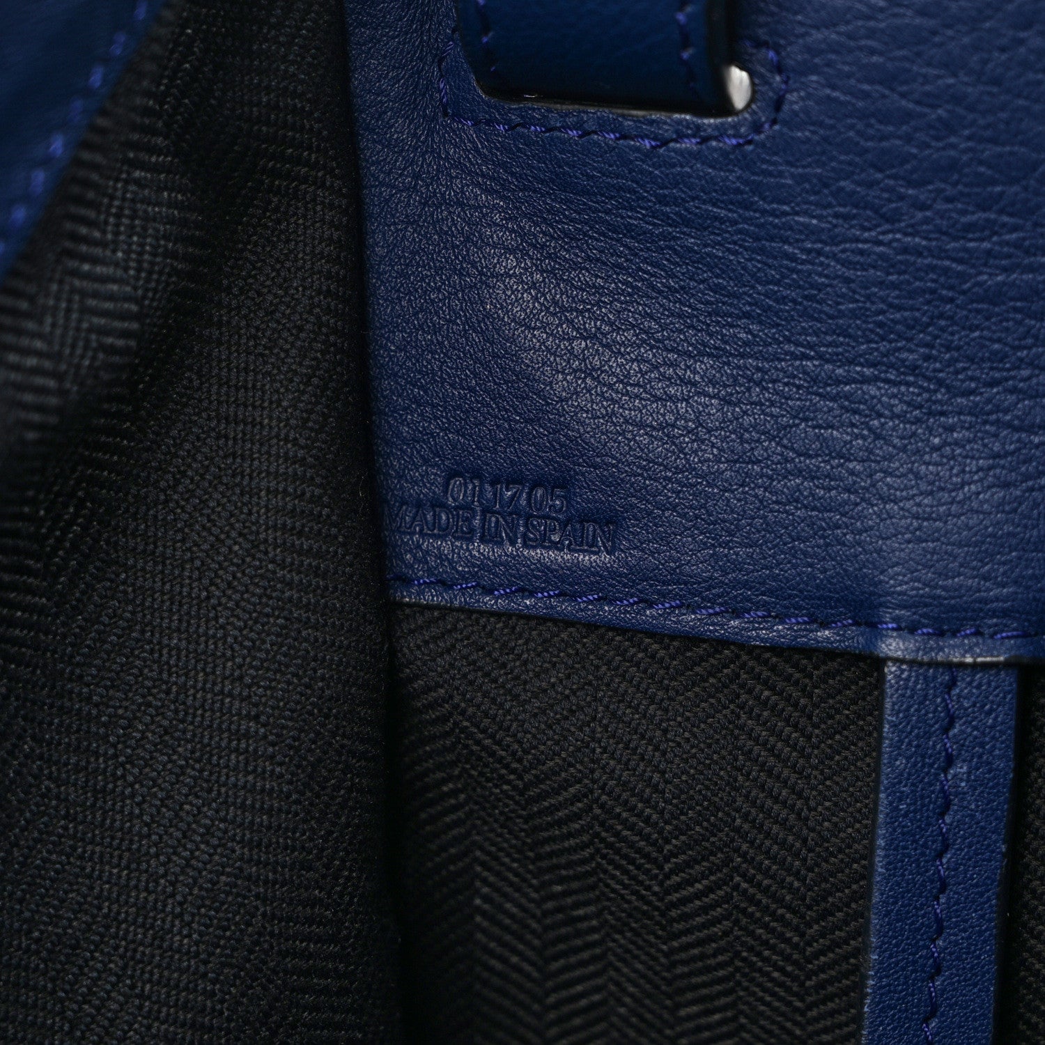 Loewe Calfskin Small Hammock Shoulder Bag Marine 6 of 12