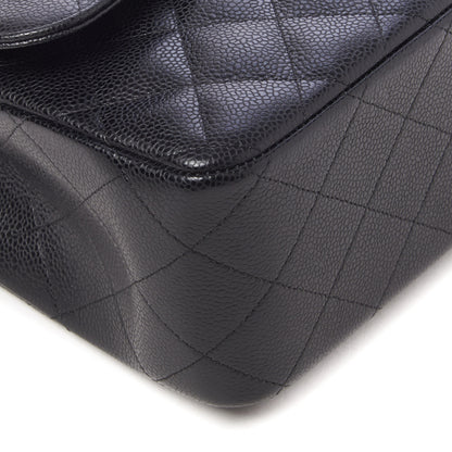 Chanel Caviar Quilted Jumbo Double Flap Black 6 of 10