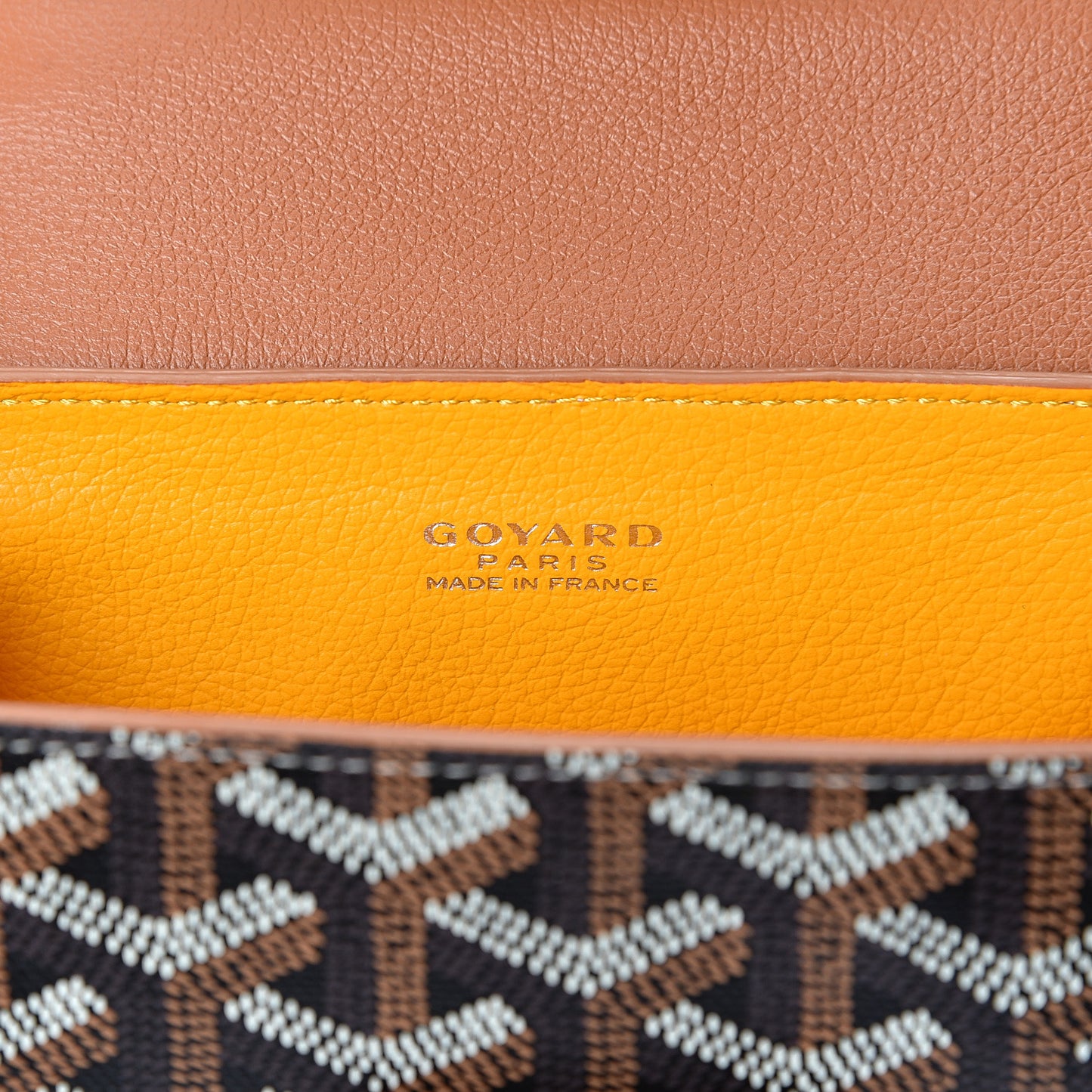 Goyardine Mini Saigon Black Gold
