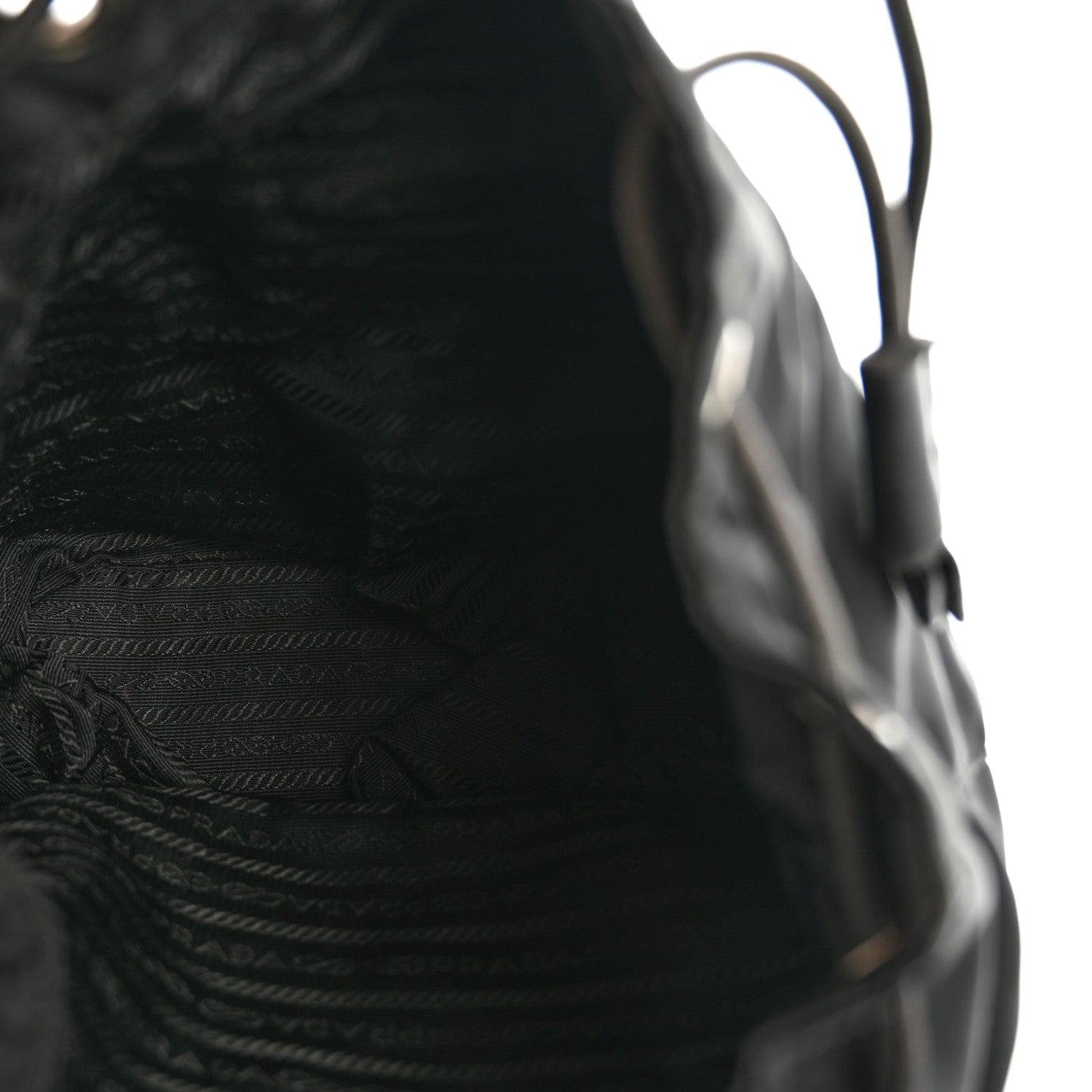 Prada Tessuto Nylon Vela Chain Backpack Black 5 of 15