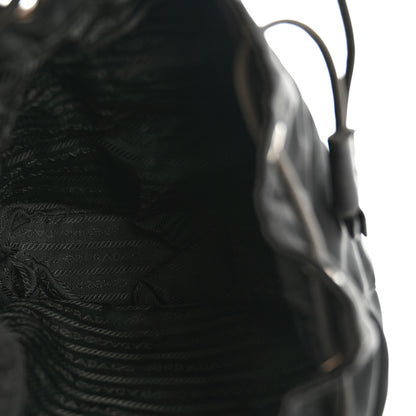 Prada Tessuto Nylon Vela Chain Backpack Black 5 of 15