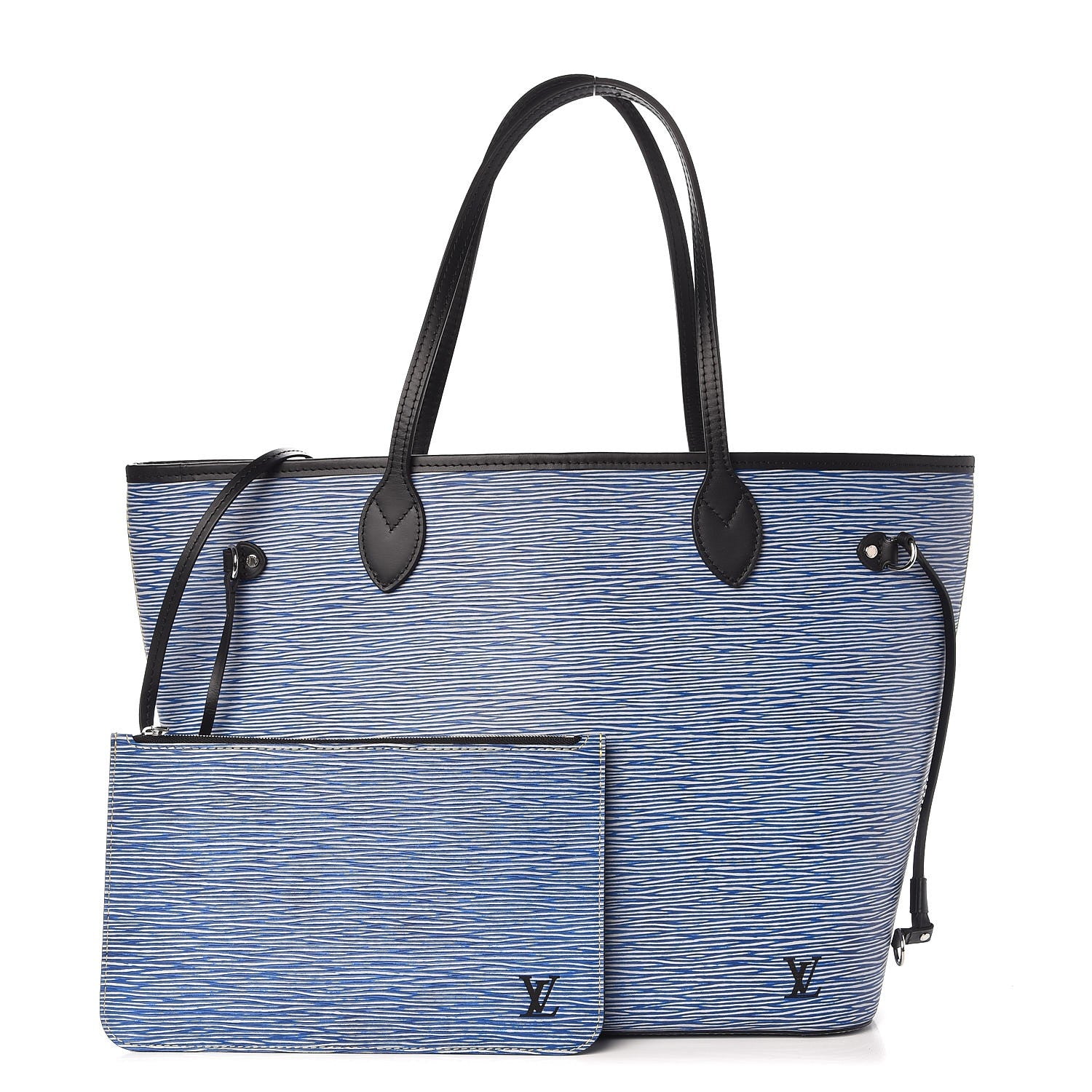 Louis Vuitton Epi Neverfull MM Denim Light 1 of 10