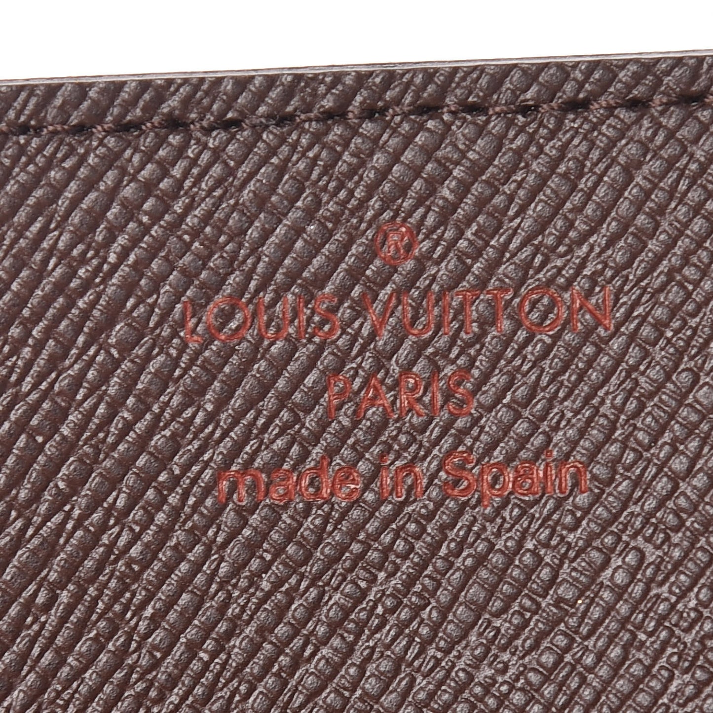 Damier Ebene Business Card Holder