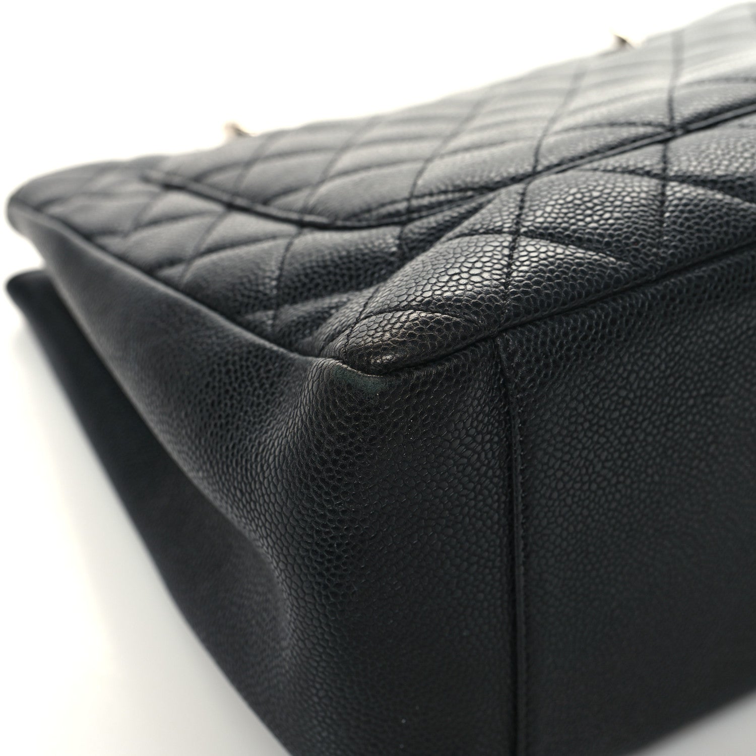 Chanel Caviar Quilted Grand Shopping Tote GST Black 12 of 15