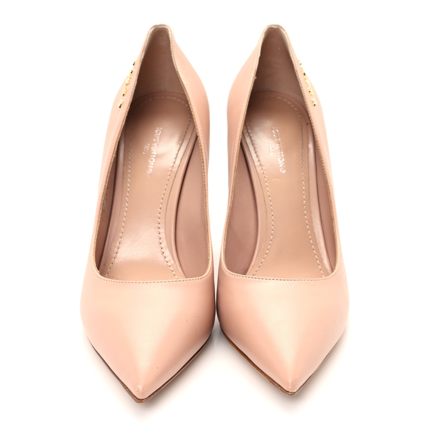 Calfskin Signature Pumps 37.5 Nude Pink