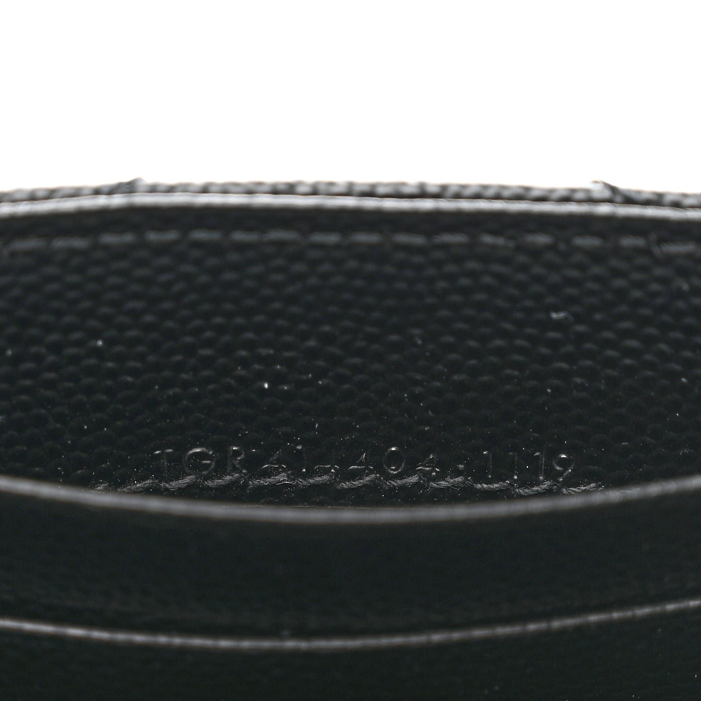 Grain De Poudre Matelasse Chevron Small Monogram Envelope Wallet Black