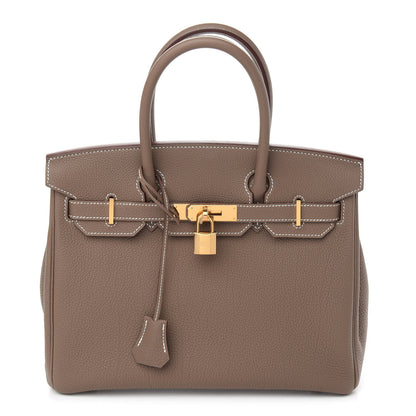 Hermes Togo Birkin 30 Etoupe 1 of 11