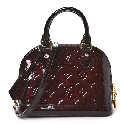 Louis Vuitton Vernis Alma BB Amarante 1 of 10