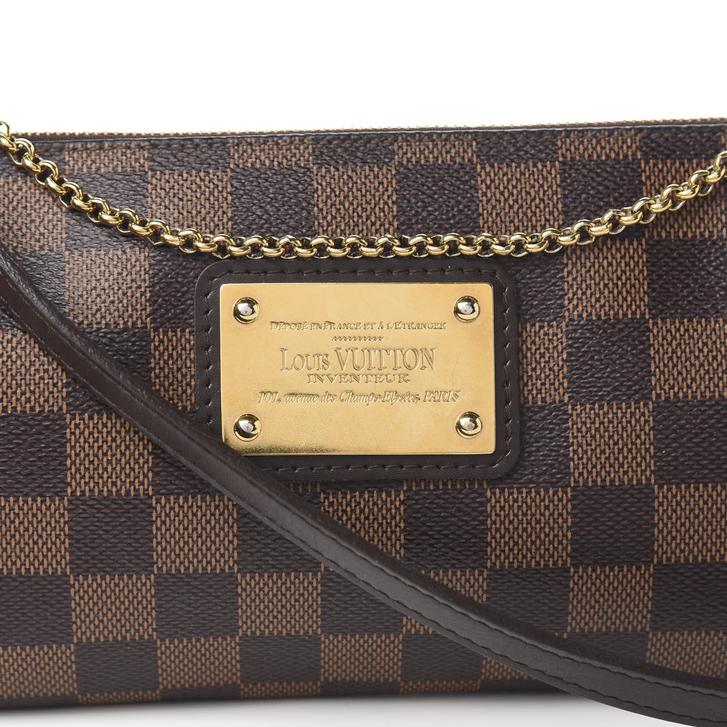 Damier Ebene Eva Clutch