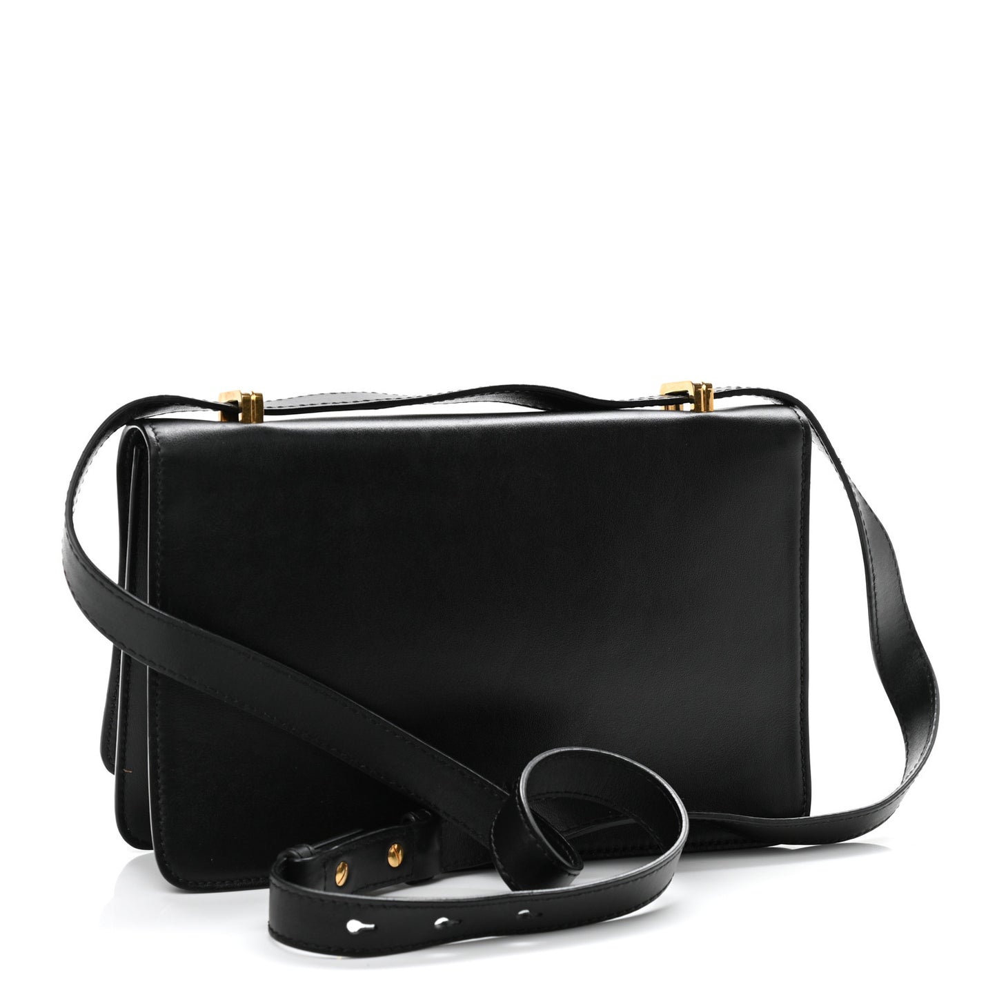 Calfskin Tribute X Shoulder Bag Black