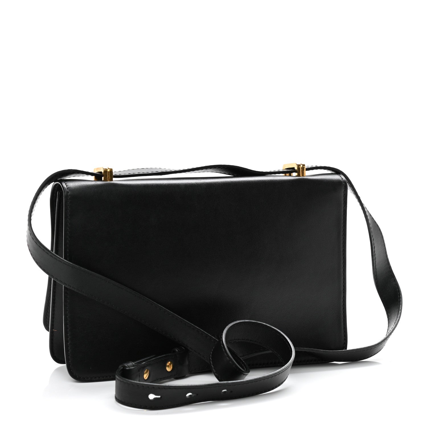 Versace Calfskin Tribute X Shoulder Bag Black 3 of 9