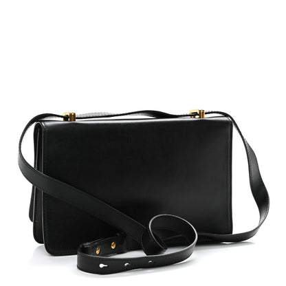 Versace Calfskin Tribute X Shoulder Bag Black 3 of 9