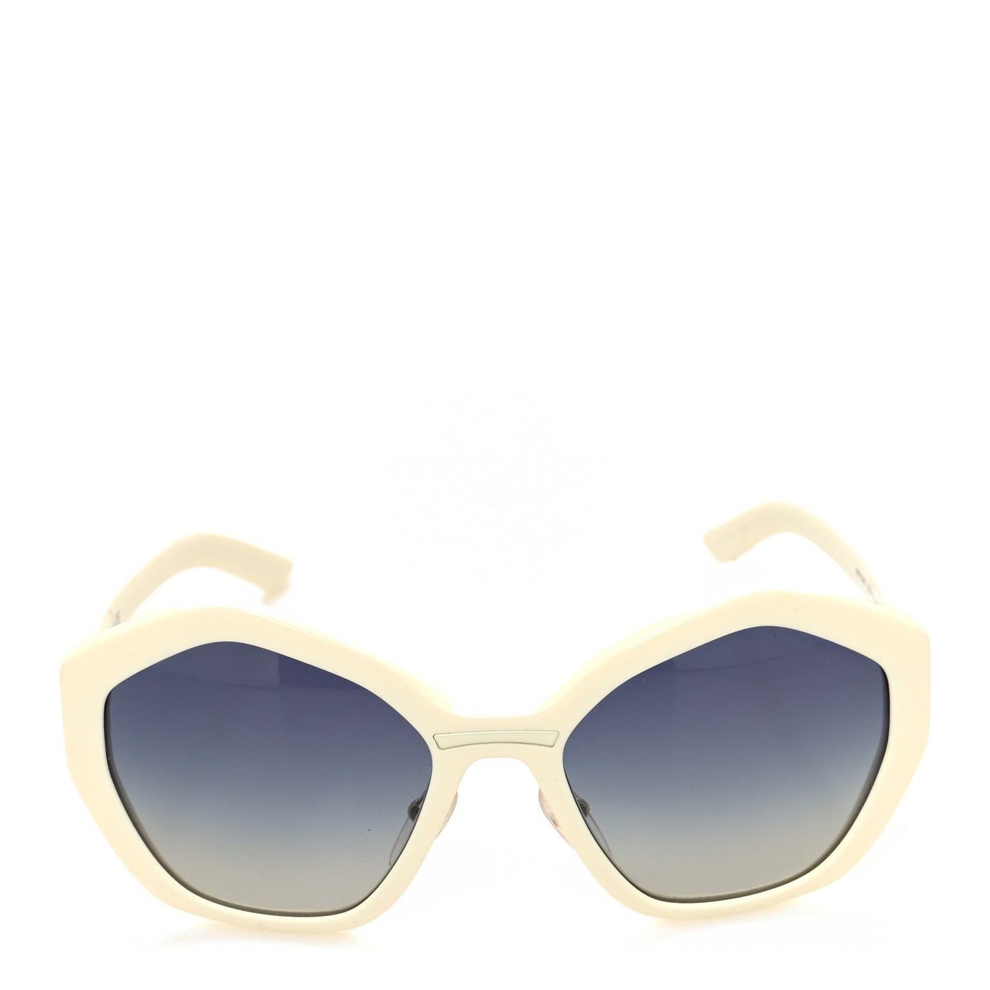 Acetate Geometric Sunglasses SPR 08X White