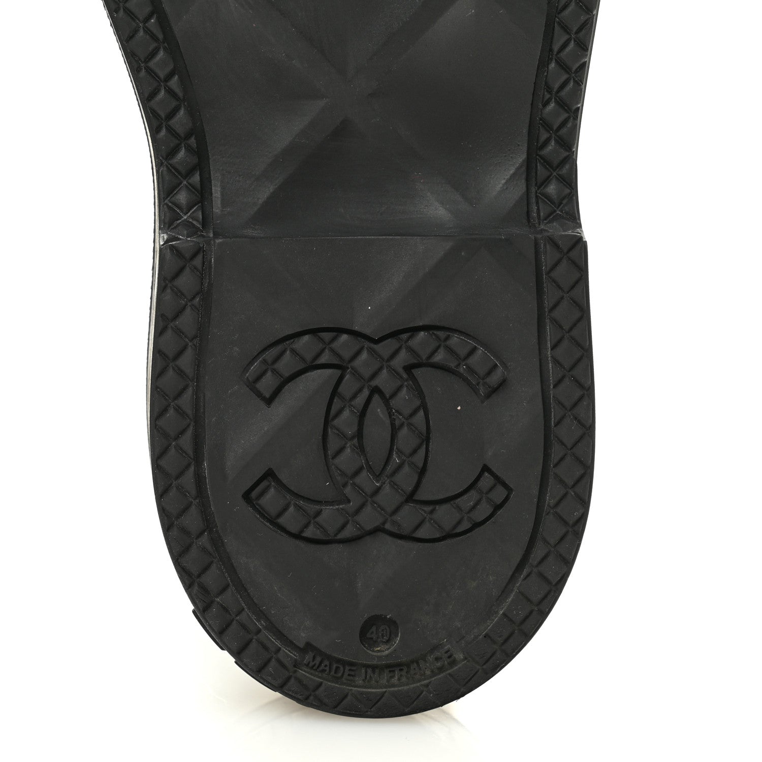 Chanel Caoutchouk CC High Boots 40 Black 8 of 9