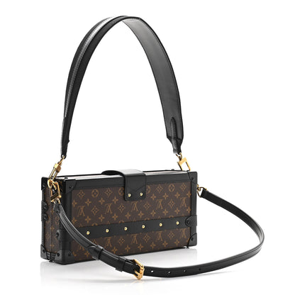 Louis Vuitton Monogram Petite Malle East West Black 3 of 9