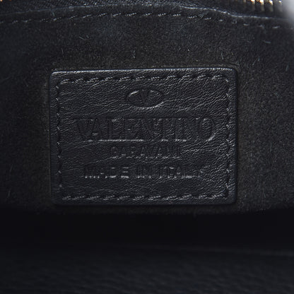 Valentino Garavani Grained Calfskin Rockstud Bucket Bag Black 6 of 9