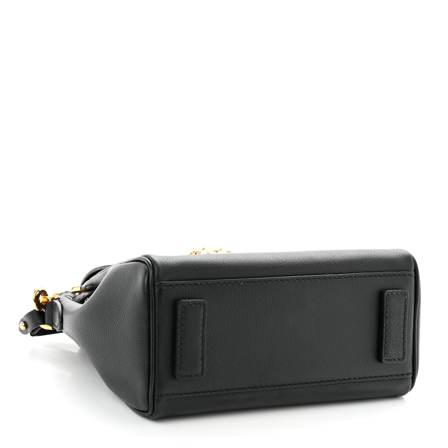 Versace Grained Calfskin Small La Medusa Top Handle Bag Black 4 of 11