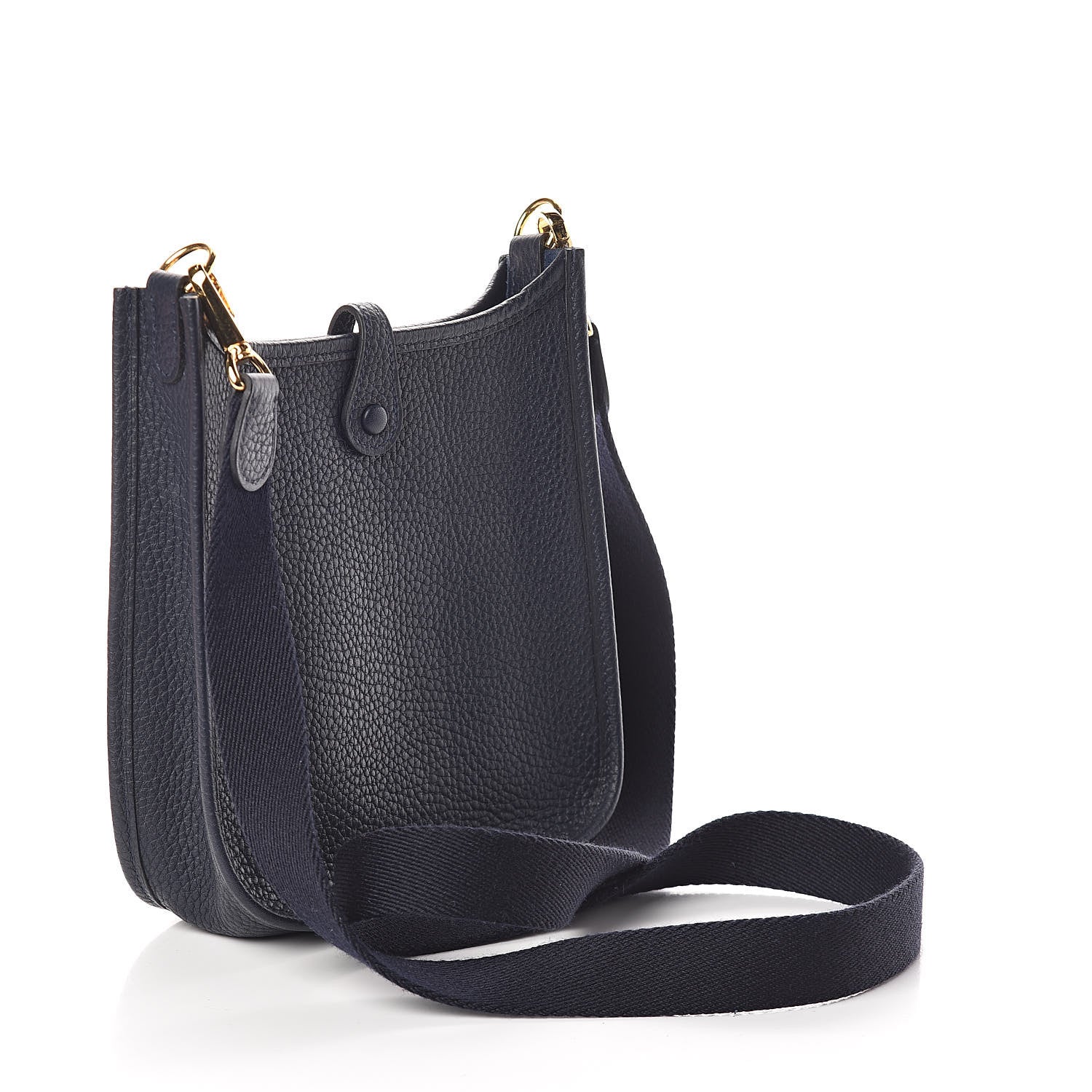 Hermes Taurillon Clemence Evelyne TPM Bleu Nuit 3 of 9