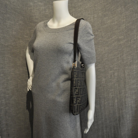 Fendi Zucca Shoulder Bag Tobacco 2 of 9
